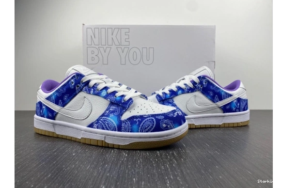 Purple Dunk CT5053-041 Low White SB Nike Navy Blue 0824